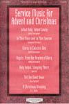 Service Music for Advent and Christmas SATB choral sheet music cover